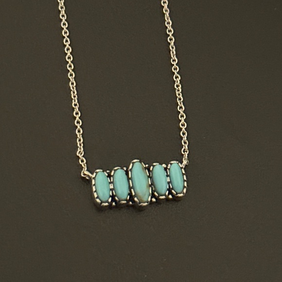 Montana Silversmiths Jewelry - Montana Silversmith Turquoise Bar Necklace